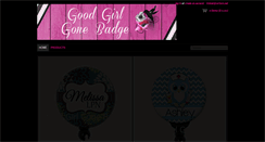 Desktop Screenshot of goodgirlgonebadge.com